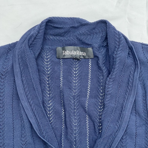 Knit Long Sleeve Onesie | Navy Blue | Tabula Rasa - Picture 2 of 3